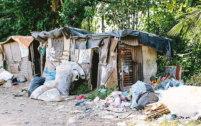 A one room shack at the city dump
